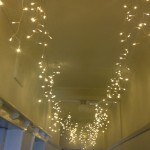 13.5M 200 LED Christmas Icicle Lights - Warm White